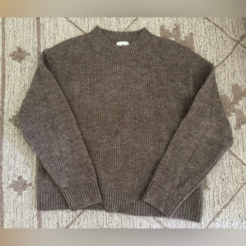 H&M Taupe Knit Sweater